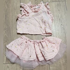 Adorable Pink and Gold Kids Matching Set